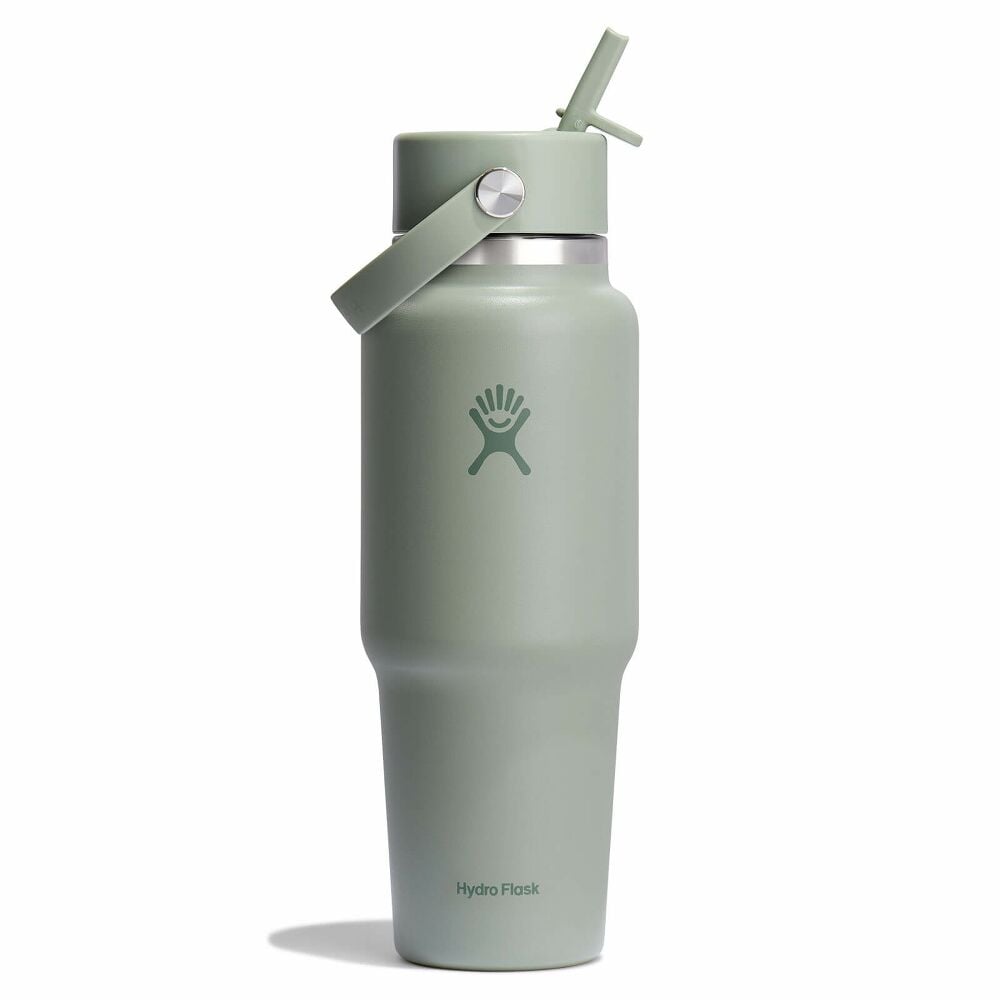 32 oz Travel Bottle with Flex Straw Cap - Agave